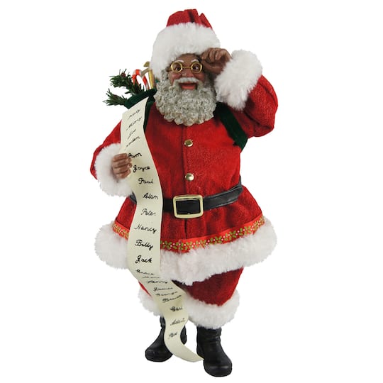 Santa's Workshop 10" Traditional Santa with List Figurine